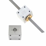 Nut Housing Bracket For 8mm T8 Trapezoidal Lead Screw Nut converter Nut Seat Mounting Bracket Aluminum Block 