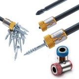 Screwdriver Bit Universal Removable Magnetizer Magnetic Ring Magnet Driver S2 Alloy Steel For 6.35mm Screwdriver Bits